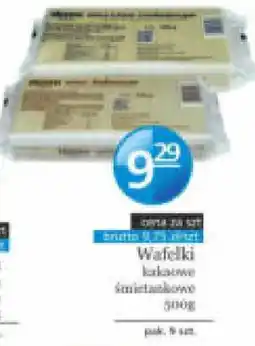 Specjał Wafelki kakaowe śmietankowe oferta