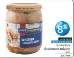 Specjał Konserwa tłuszczowo-mięsna LUKÓW oferta