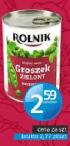Specjał Groszek Zielony Rolnik oferta