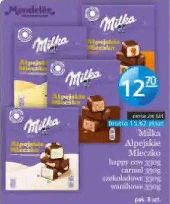Specjał Milka Alpejskie Mleczko oferta