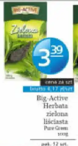 Specjał Big-Active Herbata zielona liściasta Pure Green oferta