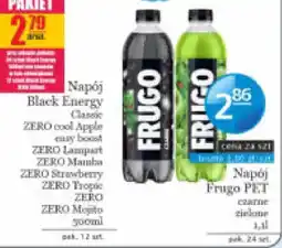 Specjał Napój Frugo PET czarne zielone oferta