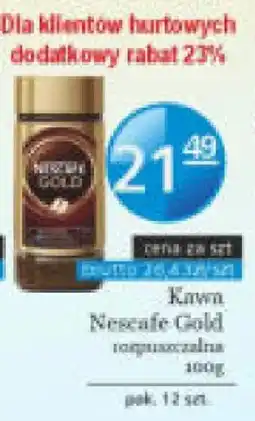 Specjał Kawa Nescafe Gold rozpuszczalna oferta