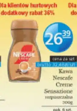 Specjał Kawa Nescafe Crema Sensazionale oferta