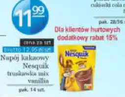 Specjał Napój kakaowy Nesquik truskawka mix vanilin oferta