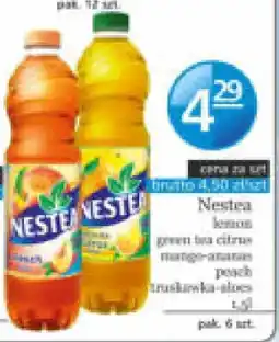 Specjał Nestea green tea citrus mango-aranis peach truskawka-aloes oferta