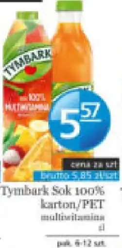 Specjał Tymbark Sok 100% karton/PET multivitamina oferta