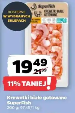Netto Krewetki białe gotowane SuperFish oferta