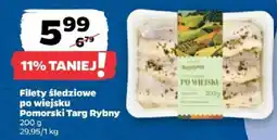 Netto Filety śledziowe po wiejsku Pomorski Targ Rybny oferta