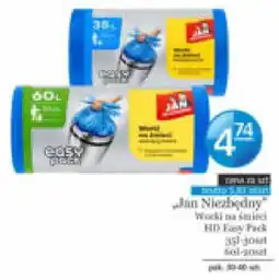 Specjał Worki na śmieci HD Easy Pack oferta