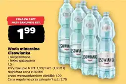 Netto Woda mineralna Cisowianka oferta