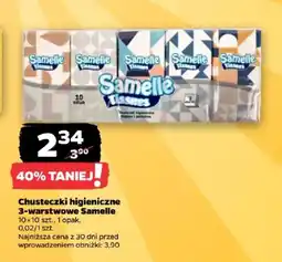 Netto Chusteczki higieniczne 3-warstwowe Samelle oferta