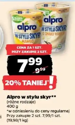 Netto Alpro w stylu skyr oferta