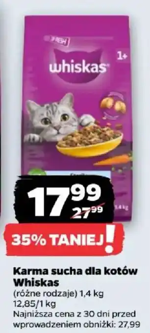 Netto Karma sucha dla kotów Whiskas oferta