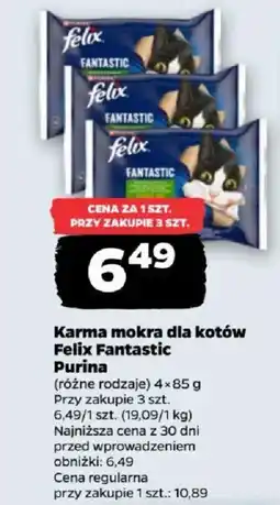 Netto Karma mokra dla kotów Felix Fantastic Purina oferta