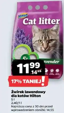 Netto Żwirek lawendowy dla kotów Hilton oferta
