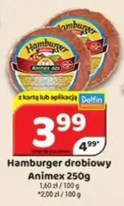 Delfin Hamburger drobiowy Animex oferta