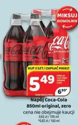 Delfin Napój Coca-Cola 850ml original, zero oferta