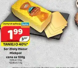 Delfin Ser Złoty Mazur Mlekpolski oferta