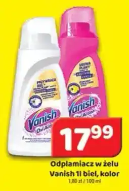 Delfin Odplamiacz w żelu Vanish 1l biel, kolor oferta
