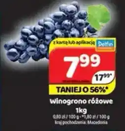 Delfin Winogrono różowe oferta