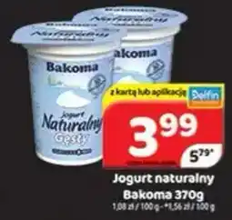 Delfin Jogurt naturalny Bakoma oferta