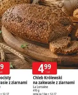E.Leclerc Chleb Królewski na zakwasie z ziarnami La Lorraine oferta