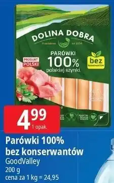 E.Leclerc Dolina Dobra Parówki 100% bez konserwantów GoodValley oferta