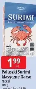 E.Leclerc Paluszki Surimi klasyczne Garso Nickal oferta