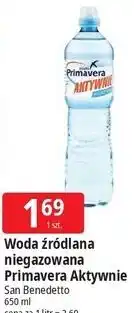 E.Leclerc Woda źródlana niegazowana Primavera Aktywnie oferta