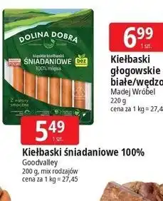 E.Leclerc Kiełbaski śniadaniowe 100% Dolina Dobra Goodvalley oferta