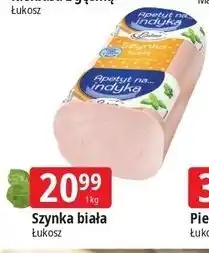E.Leclerc Szynka biała Apetyt na indyka Łukosz oferta
