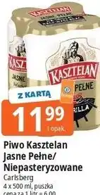 E.Leclerc Piwo Kasztelan Jasne Pełne/Niepasteryzowane oferta