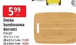 E.Leclerc Deska bambusowa Berretti Polszlif oferta