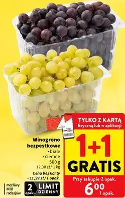 Intermarche Winogrono bezpestkowe oferta
