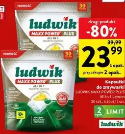 Intermarche Kapsułki do zmywarki Ludwik Maxx Power Plus oferta