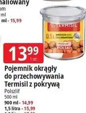 E.Leclerc Pojemnik okrągły do przechowywania Termisil z pokrywką Polszlif oferta