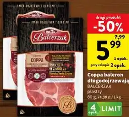 Intermarche Coppa baleron długodojrzewający Balcerzak plastry oferta