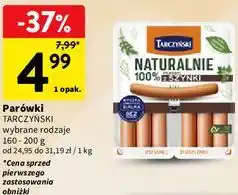 Intermarche Parówki Tarczyński Naturalnie 100% z szynki oferta