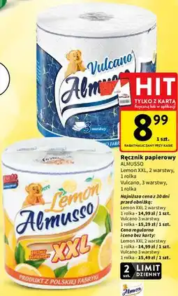 Intermarche Ręcznik papierowy Almusso (Lemon XXL, Vulcano) oferta