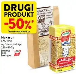 Intermarche Makaron Eko Mak wybrane rodzaje oferta