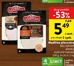 Intermarche Wędlina pieczona Balcerzak plastry oferta