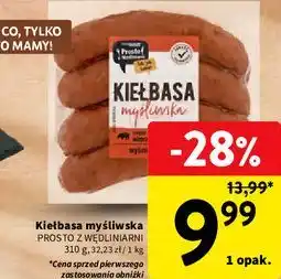 Intermarche Kiełbasa myśliwska PROSTO Z WĘDLINIARNI oferta