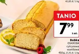 Intermarche Babka cytrynowa waniliowa OSKROBA oferta