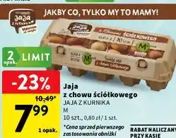 Intermarche Jaja z chowu ściółkowego klasa M Jaja z Kurnika oferta