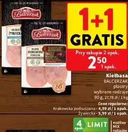 Intermarche Kiełbasa Balcerzak plastry oferta