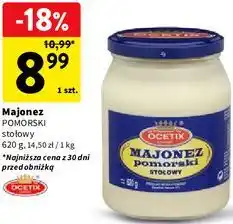 Intermarche Majonez Pomorski stołowy Ocetix oferta