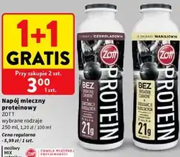 Intermarche Napój mleczny proteinowy ZOTT oferta