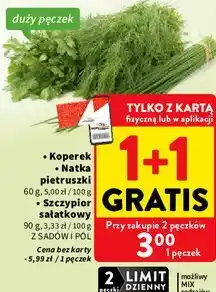 Intermarche Koperek, Natka pietruszki, Szczypior sałatkowy Z Sadów i Pól oferta