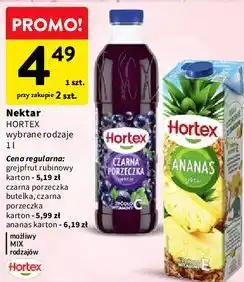 Intermarche Nektar Hortex wybrane rodzaje oferta